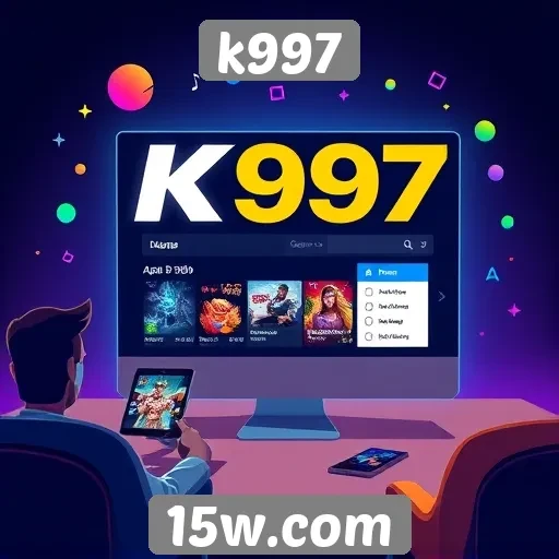 Aspectos de design e usabilidade do site k997